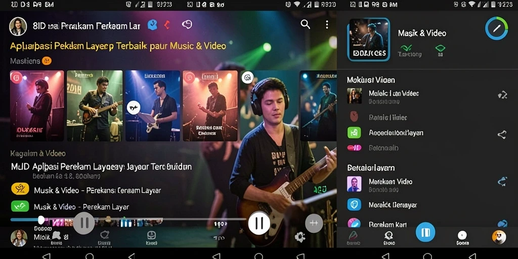 Antarmuka perekam layar 8ID yang mudah digunakan dan fungsional.