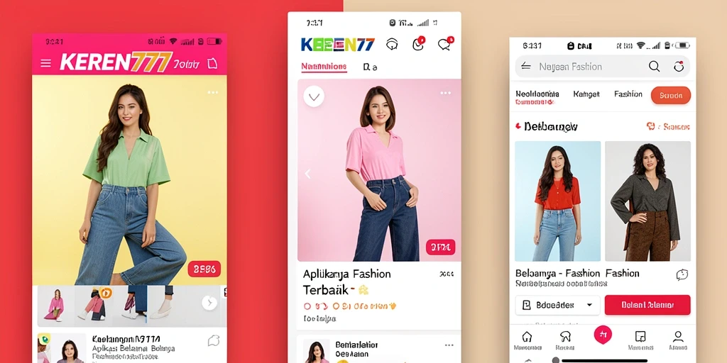 Antarmuka aplikasi KEREN777 yang menarik dan mudah digunakan.
