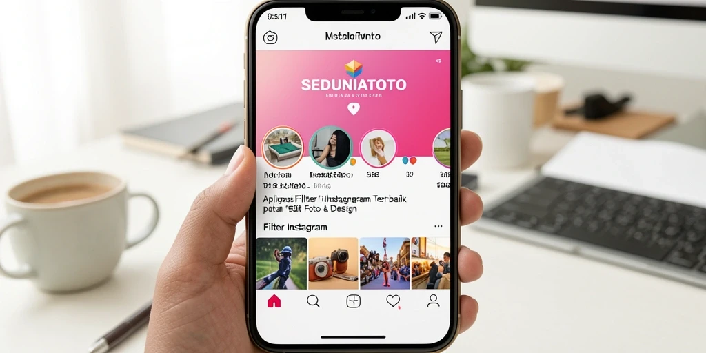 Tampilan antarmuka SEDUNIATOTO dengan berbagai pilihan filter